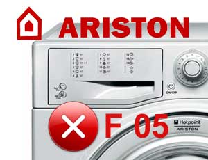 грешка f_05 в колата Ariston