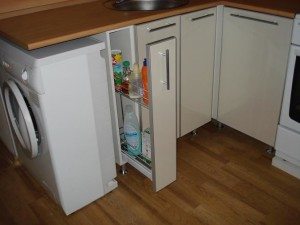 пералня в кухнята