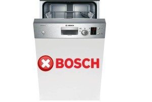 Грешки в съдомиялната машина Bosch