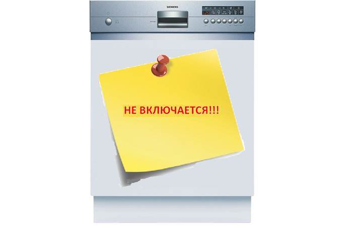 Съдомиялната не се включва