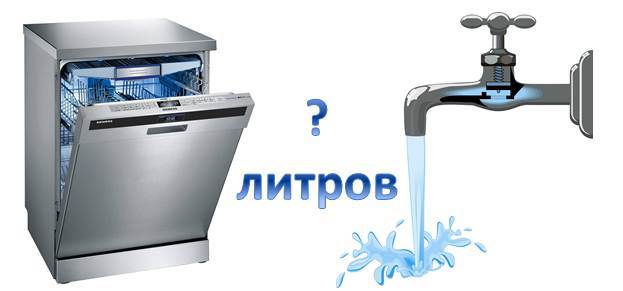 консумация на вода в съдомиялни машини
