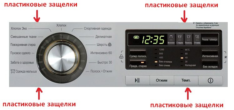 ключалки за премахване на контролния панел
