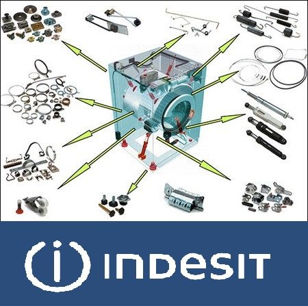 разглобяване на машина Indesit
