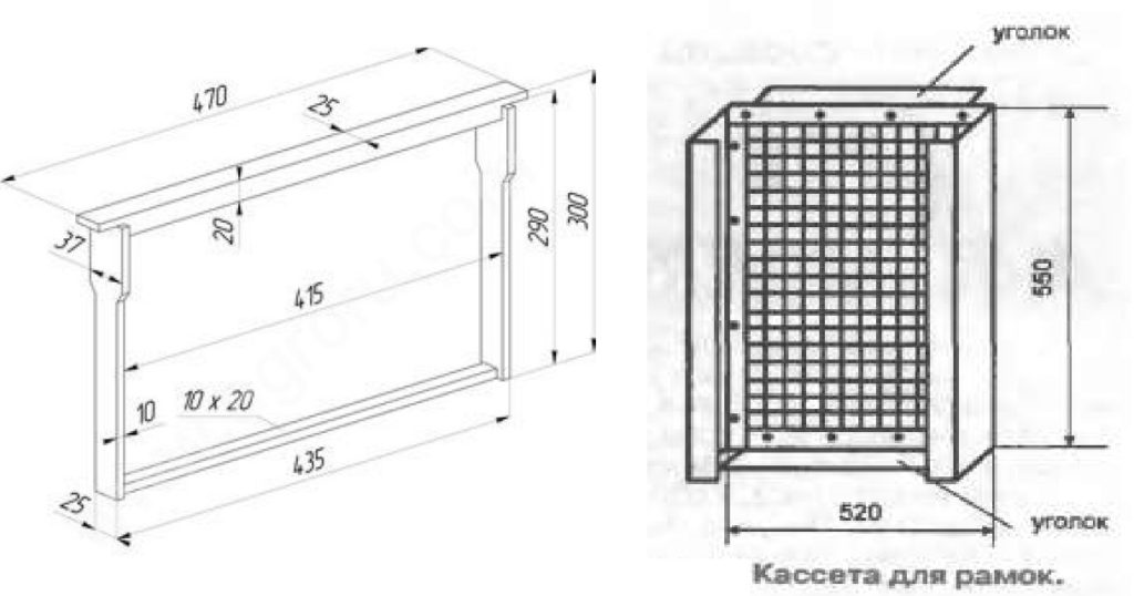 рамка и подрамка