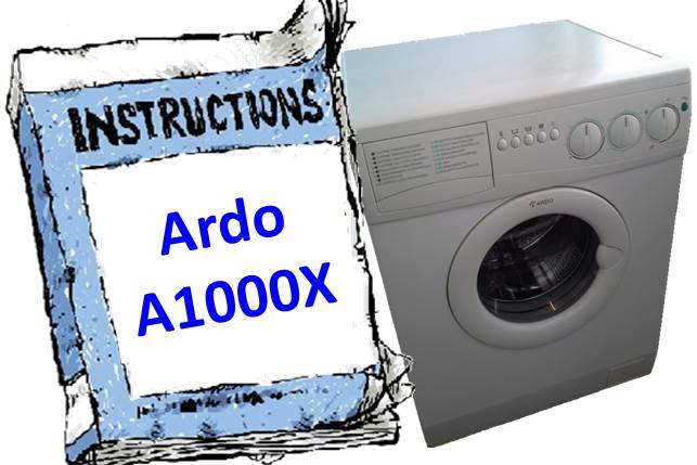Ardo A1000X ръководство