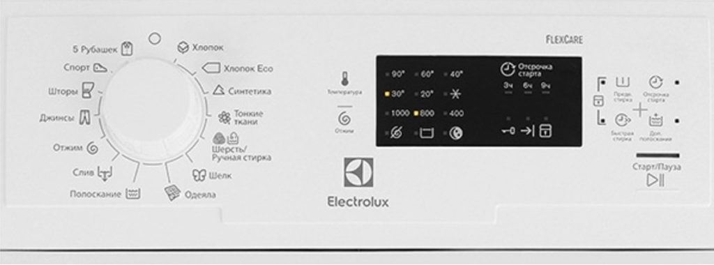 Контролен панел Electrolux EWT 0862 IDW