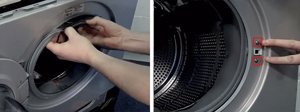 смяна на маншета на пералня LG_8