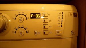 грешка F05 на Indesit