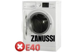 грешка E40 Zanussi