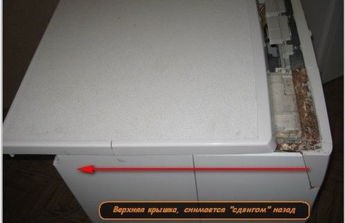 преместете капака назад