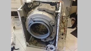 извадете резервоара с барабана