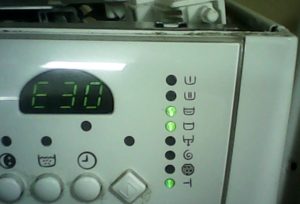 Грешка E30 в пералня Electrolux