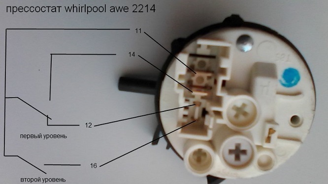 Пресостат Whirlpool