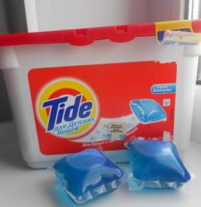 Как да използвате капсулите за пране Tide