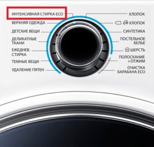 Интензивно пране в пералня Samsung