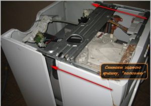 Как да премахнете задната стена на пералня Zanussi