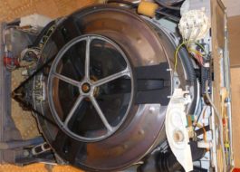 Разглобяване на пералня Electrolux