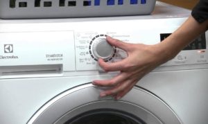 изберете ръчно пране 