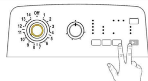 стартиране на тестовия режим на Electrolux