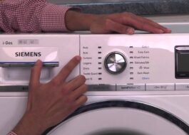Как да деактивирате заключването на пералня Siemens