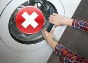 Как да отворите вратата на пералня Haier?
