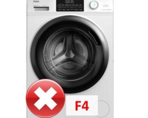Код на грешка F4 в пералня Haier