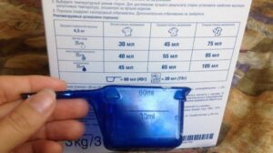 Разход на прах за пране на 1 кг пране в автоматична пералня