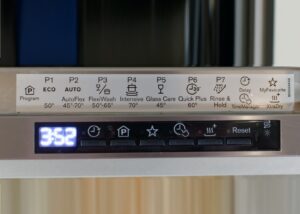 Символи върху съдомиялната Electrolux