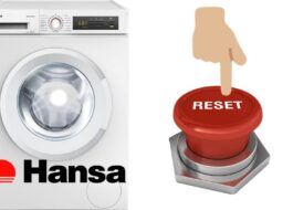 Нулиране на пералня Hansa
