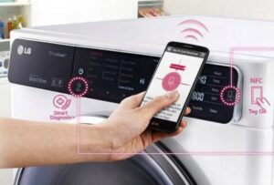 Как да използвате функцията Tag on в пералня LG?