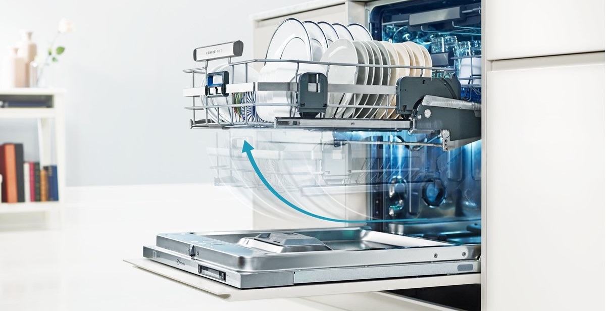 сушене на съдове в PMM Electrolux