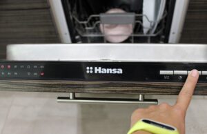 Как да включите съдомиялната Hansa и да започнете миенето