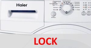 Грешка при заключване на пералня Haier