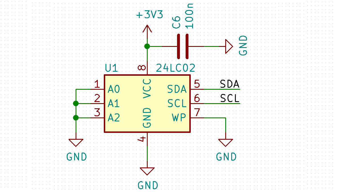 eeprom чип 24c08wp
