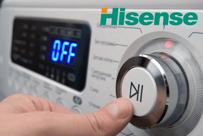 Включване и стартиране на пералнята Hisense