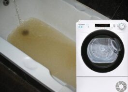 Водата от пералнята отива във ваната