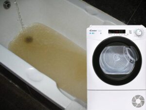 Водата от пералнята отива във ваната