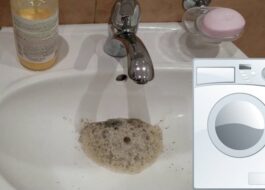 Водата от пералнята отива в мивката
