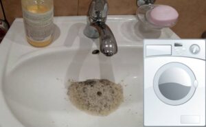 Водата от пералнята отива в мивката