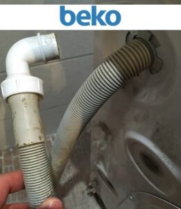 Смяна на дренажен маркуч на пералня Beko