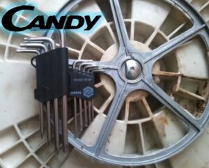 Сваляне на ролката на пералня Candy