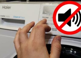 Как да изключите звука на пералня Haier