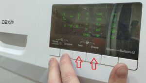 Функция за почистване на барабана в пералня Dexp