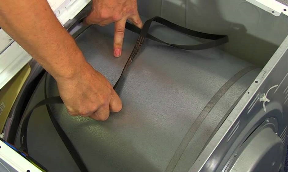 Как да смените колана на сушилнята