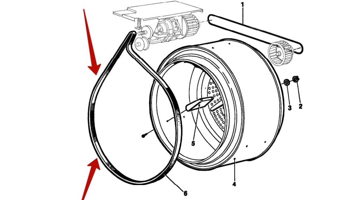Оригинален ремък за сушилня Dexp