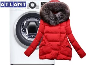 Какъв цикъл трябва да използвам за пране на пухено яке в пералня Atlant?
