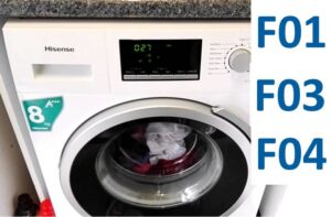 Кодове за грешки на пералня Hisense