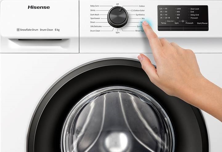 Режими на пералня Hisense