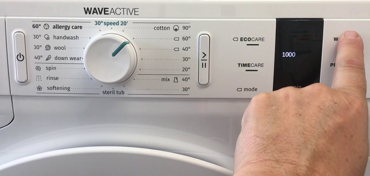 Ключове за отключване на машина Gorenje