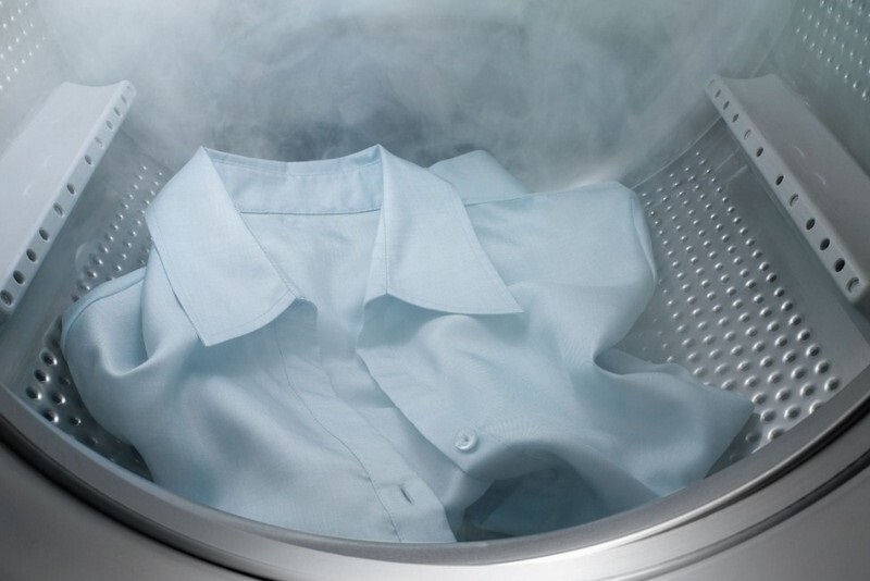 функция за изглаждане с пара в сушилня